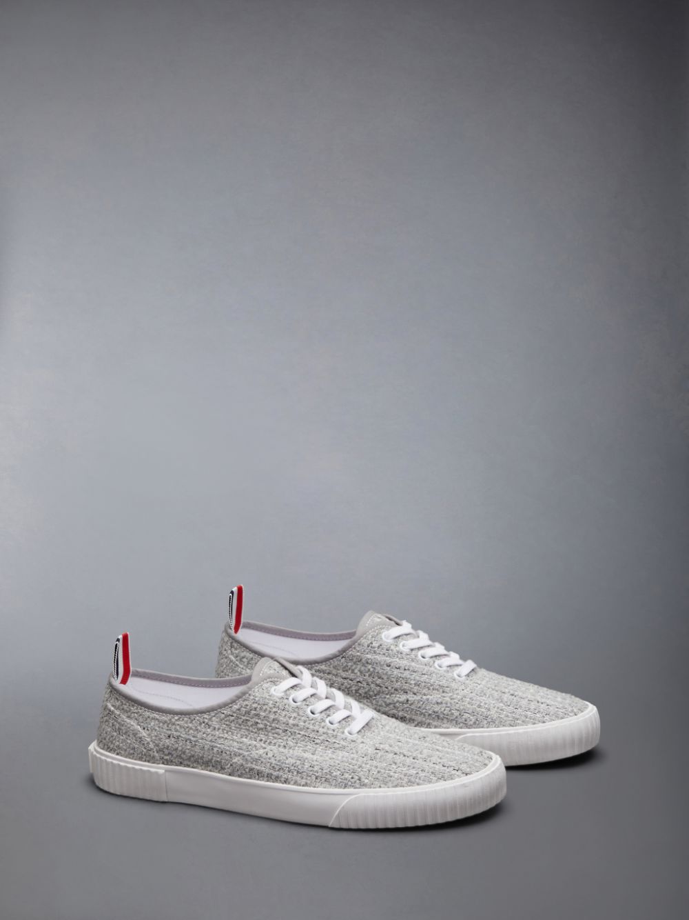 Tenis Thom Browne Cotton Tweed Heritage Masculino Cinzentas | UCD96Y76930