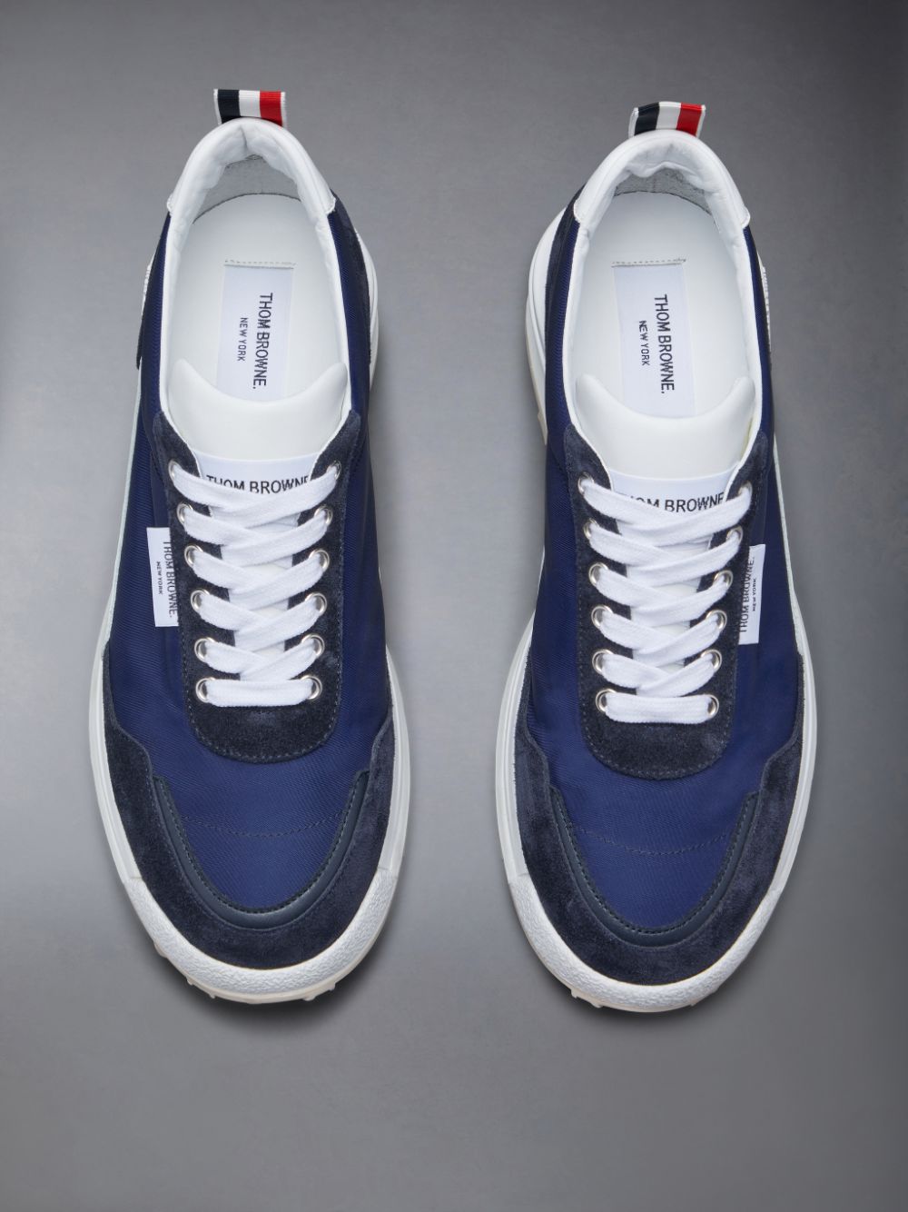 Tenis Thom Browne Eco Nylon Alumni Masculino Azuis | SSY93L60436