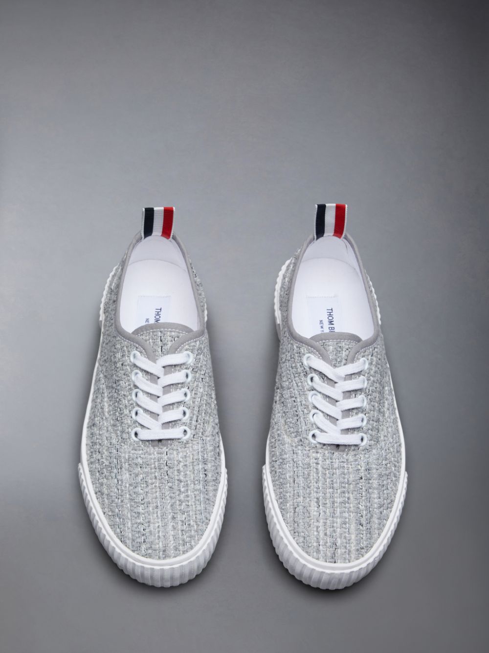 Tenis Thom Browne Tweed Heritage Feminino Cinzentas | PCN58J19107