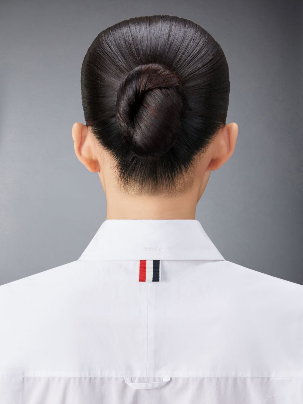 Vestido Thom Browne Solid Poplin Midi Shirt Feminino Branco | RLO87S23705
