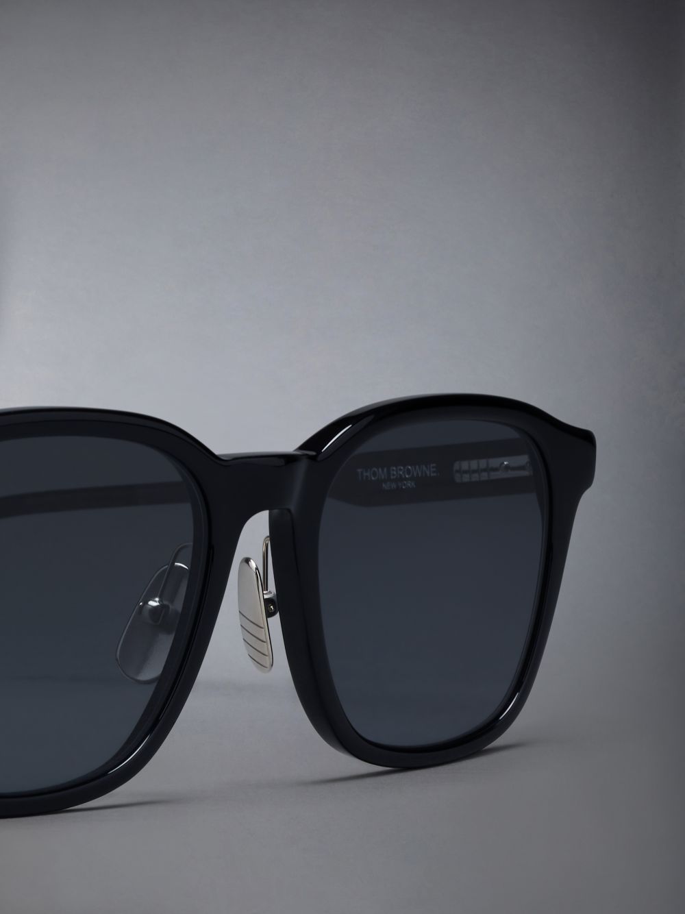 Óculos de Sol Thom Browne Acetate Rectangular Feminino Pretas | GRP29M77693