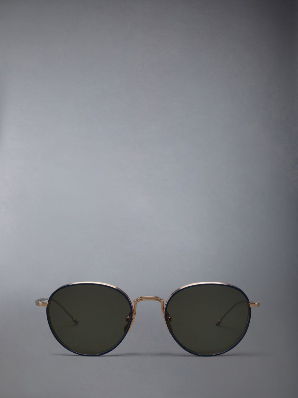Óculos de Sol Thom Browne Titanium Round Masculino Douradas | KNE57W64949