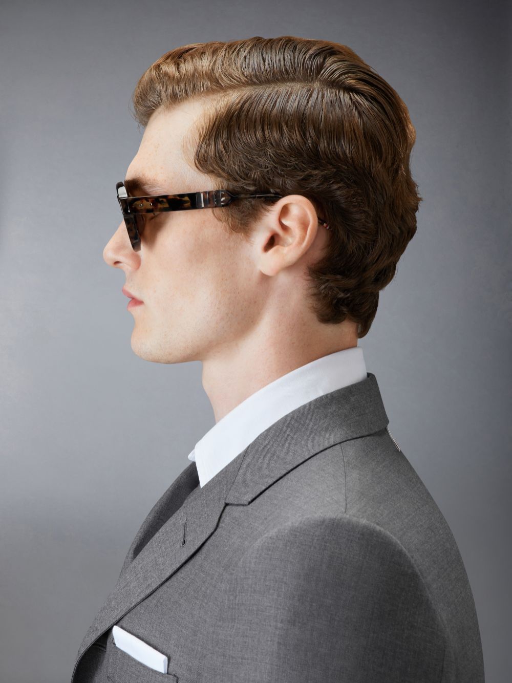 Óculos de Sol Thom Browne Tokyo Tortoise Acetate Round Feminino Marrom | JYQ36B96879