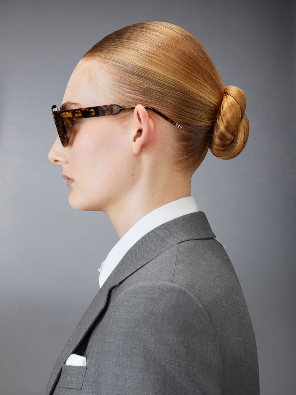 Óculos de Sol Thom Browne Tokyo Tortoise Acetate Round Feminino Marrom | JYQ36B96879