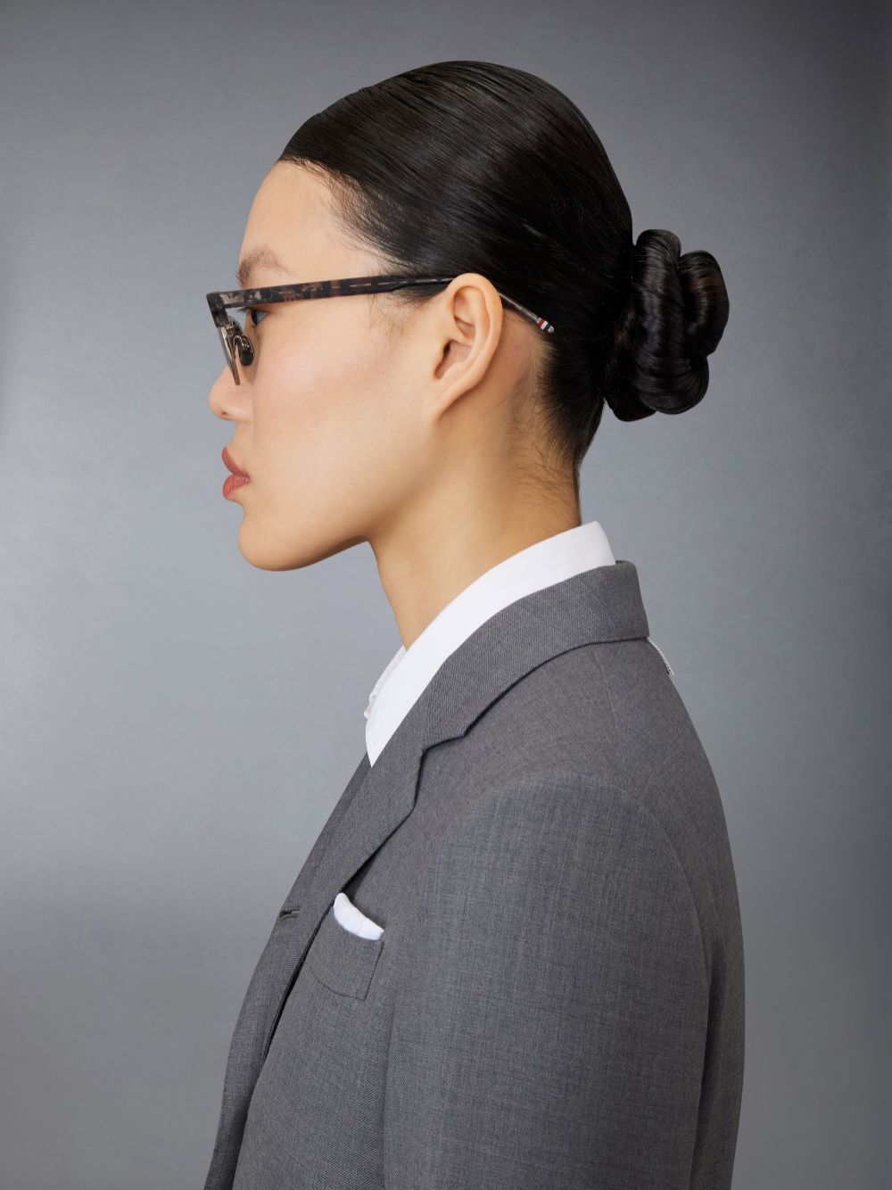 Óculos de Sol Thom Browne Tortoise Acetate And Titanium Oval Feminino Verdes | LEA21J90715