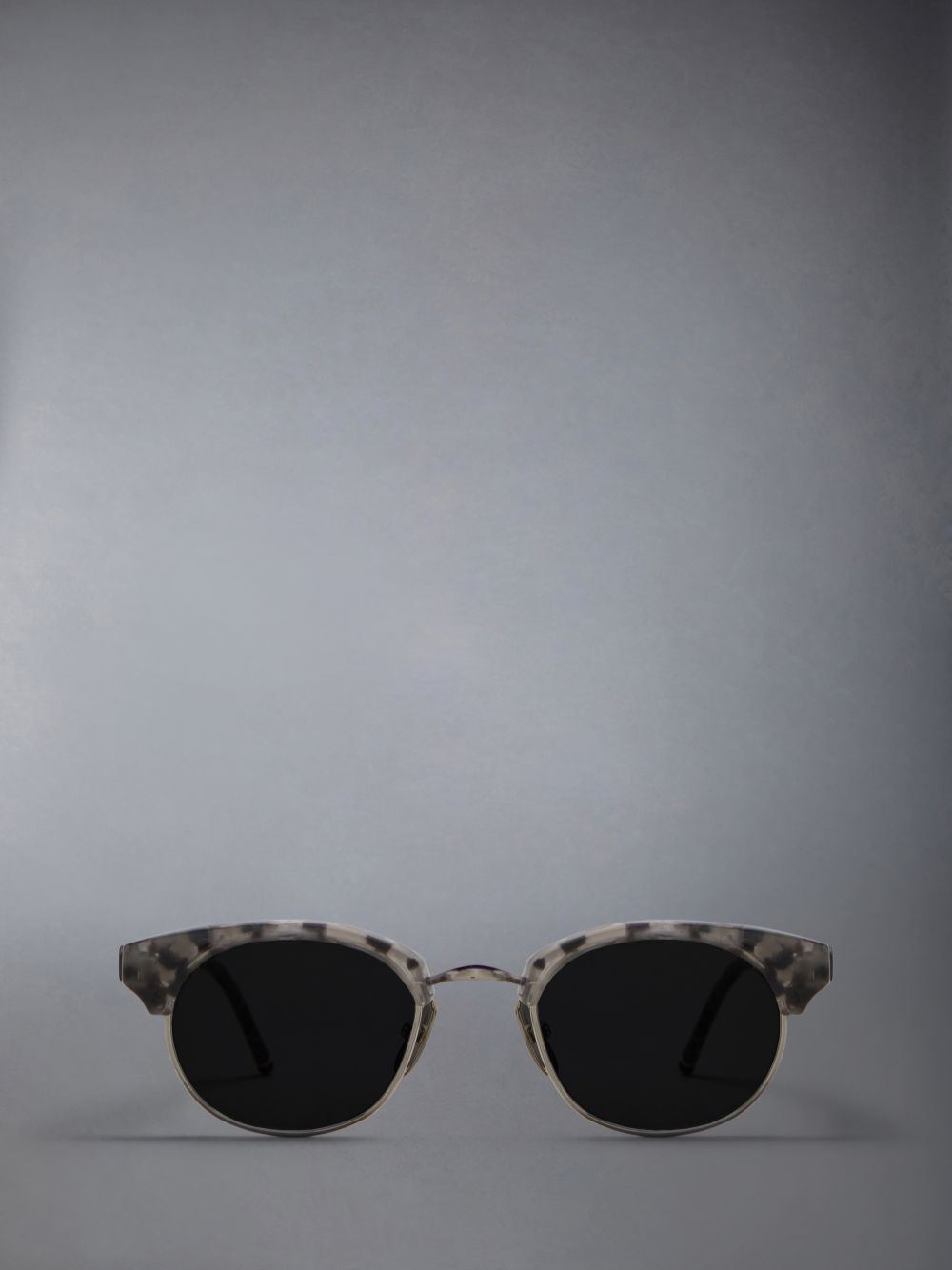 Óculos de Sol Thom Browne Tortoise Acetate And Titanium Oval Feminino Verdes | LEA21J90715
